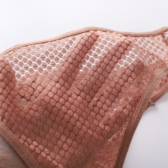 3/$15 Sexy Red Floral Lace Bikini Panties Underwear Semi sheer Low Waist Mesh - Picture 8 of 13